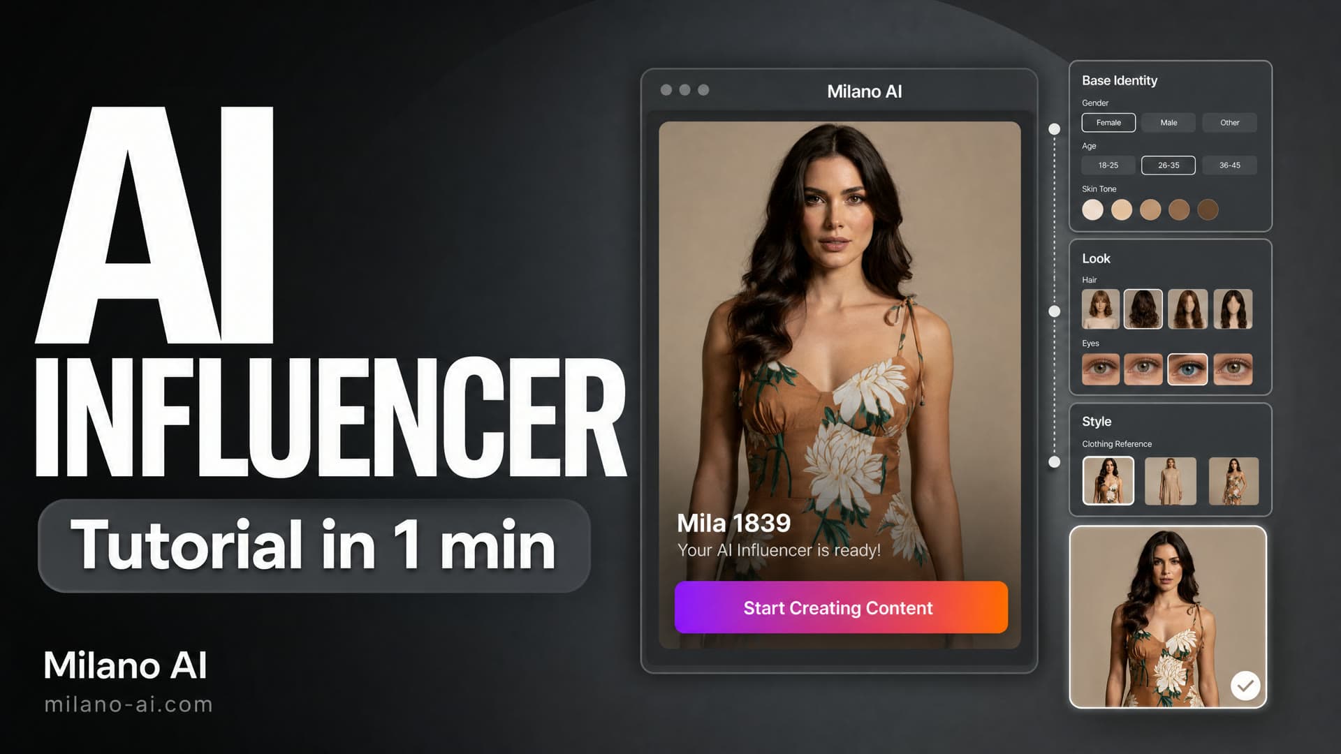 Create an AI Influencer for Your Fashion Brand