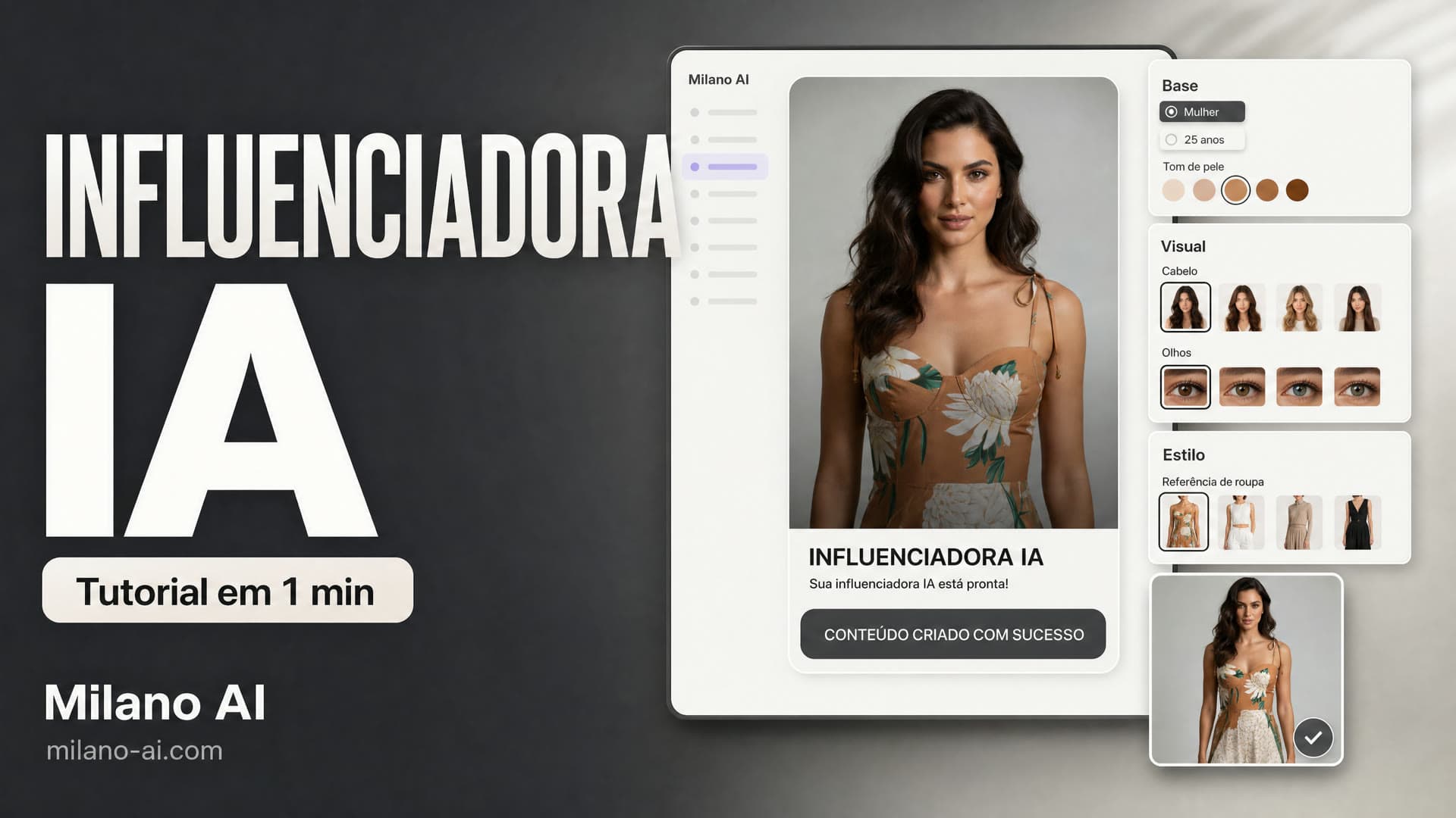 Crie uma Influenciadora IA para sua marca de moda