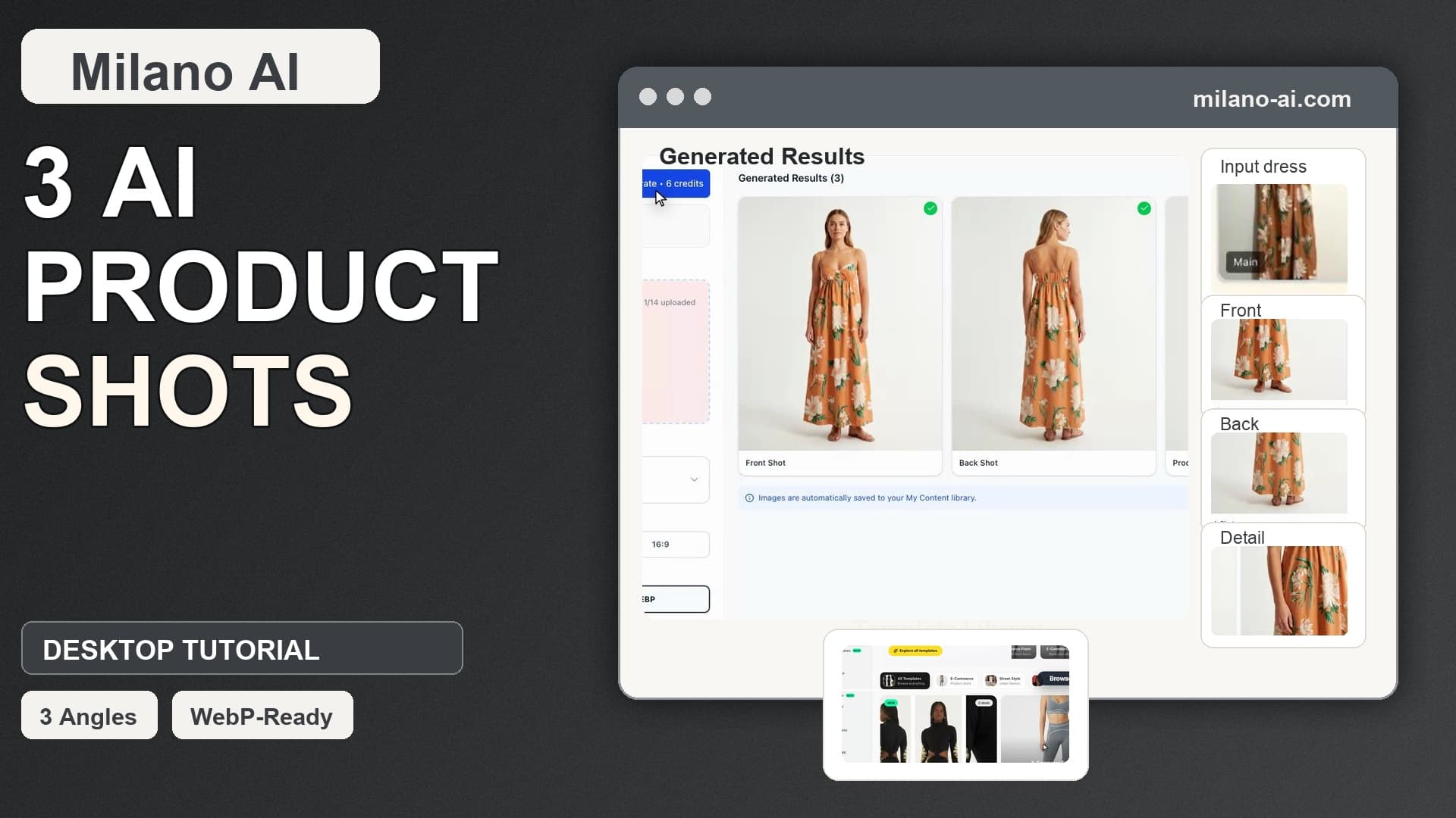 Generate 3 AI Product Shots from One Clothing Photo
